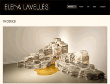 Tablet Screenshot of elenalavelles.com